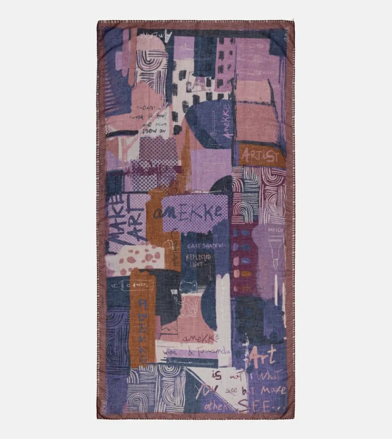 Anekke Kyomu Violet Scarf Cheap