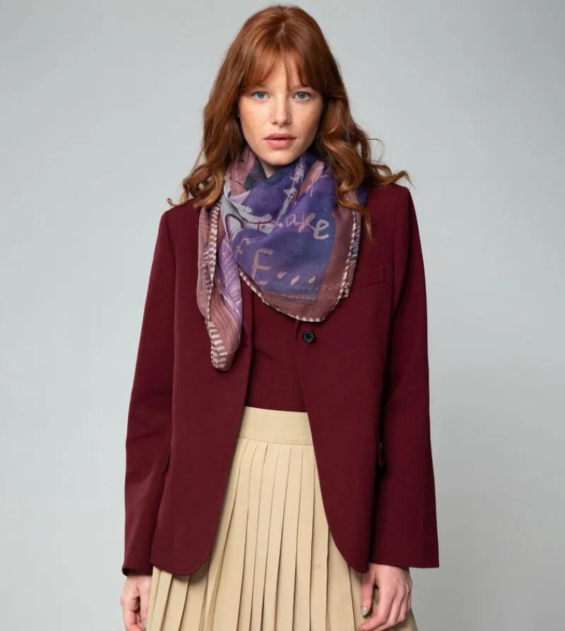 Anekke Kyomu Violet Scarf Cheap