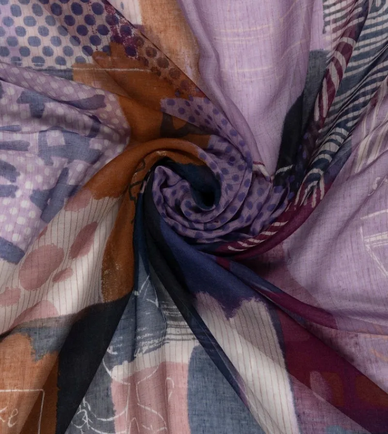 Anekke Kyomu Violet Scarf Cheap