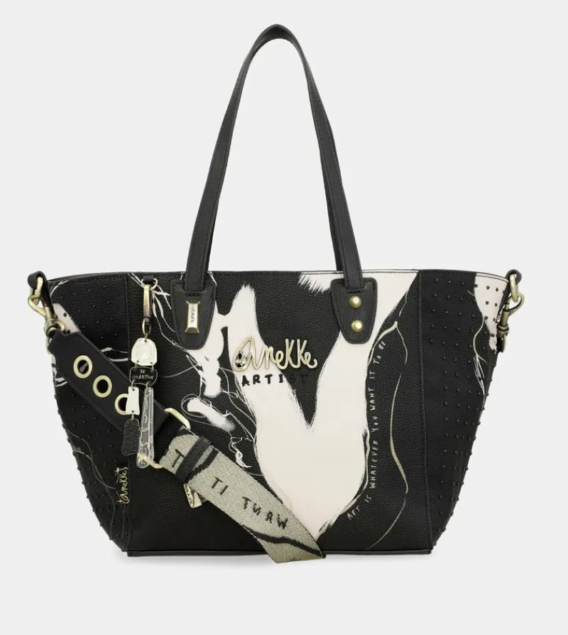 Anekke Large Black Shopper Nature Shodo Outlet