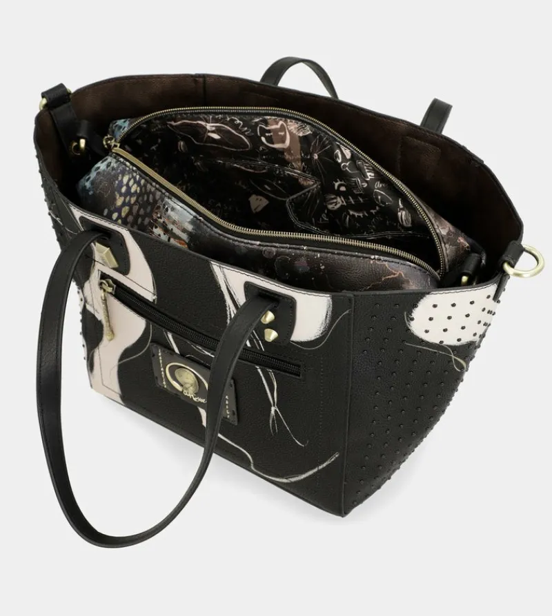 Anekke Large Black Shopper Nature Shodo Outlet
