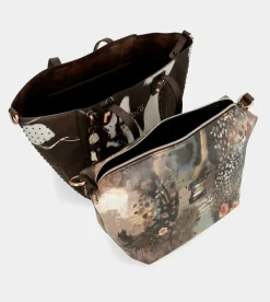 Anekke Large Brown Shopper Nature Shodo Hot
