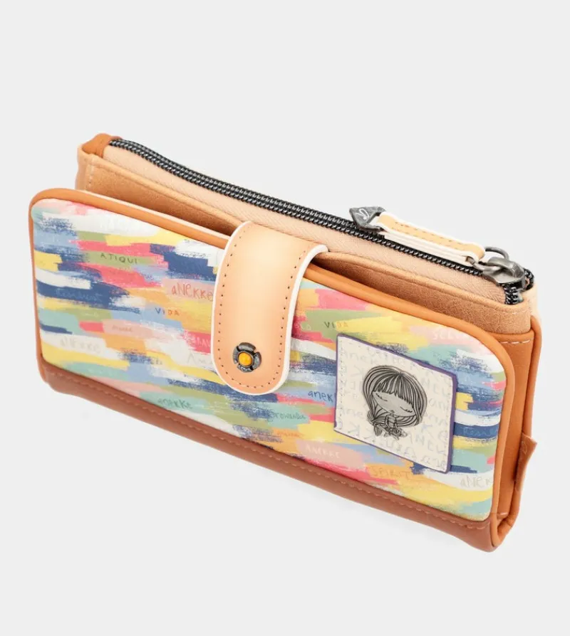 Anekke Magic Souls Large Flexible Rfid Wallet Clearance