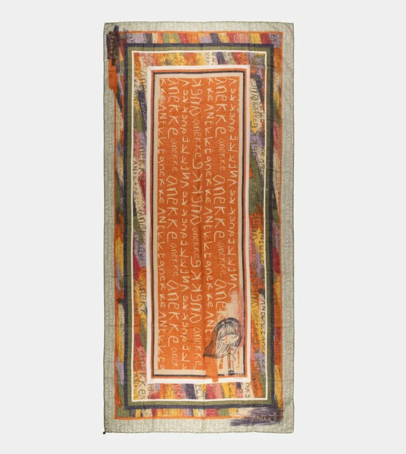 Anekke Magic Souls Ochre Print Scarf Best