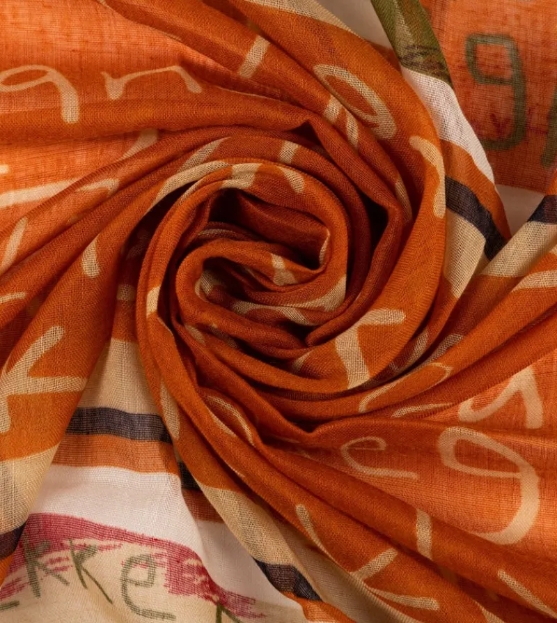 Anekke Magic Souls Ochre Print Scarf Best