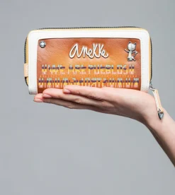 Anekke Magic Souls Rfid Brown Wallet Shop