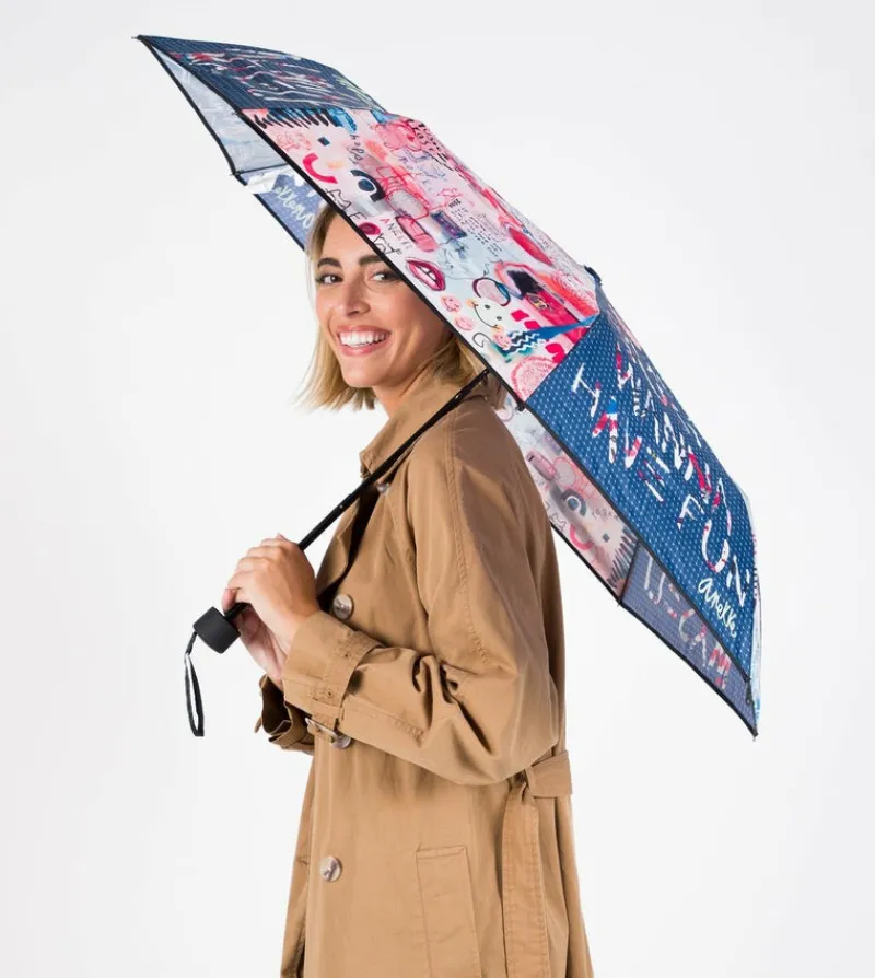 Anekke Manual Folding Umbrella Fun & Music Cheap