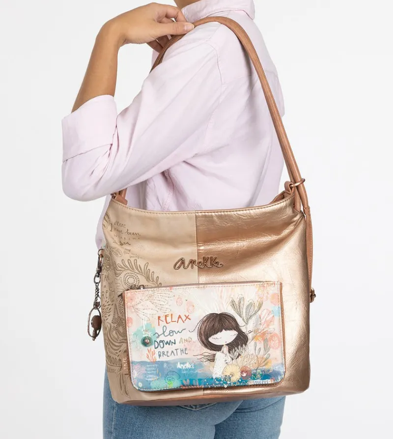 Anekke Mediterranean Convertible Bag To Backpack Hobo Cheap