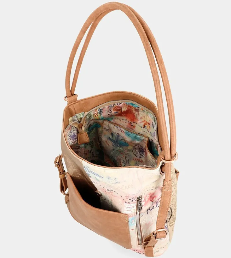 Anekke Mediterranean Convertible Bag To Backpack Hobo Cheap