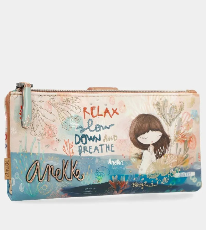 Anekke Mediterranean Large Flexible Fabric Wallet Store