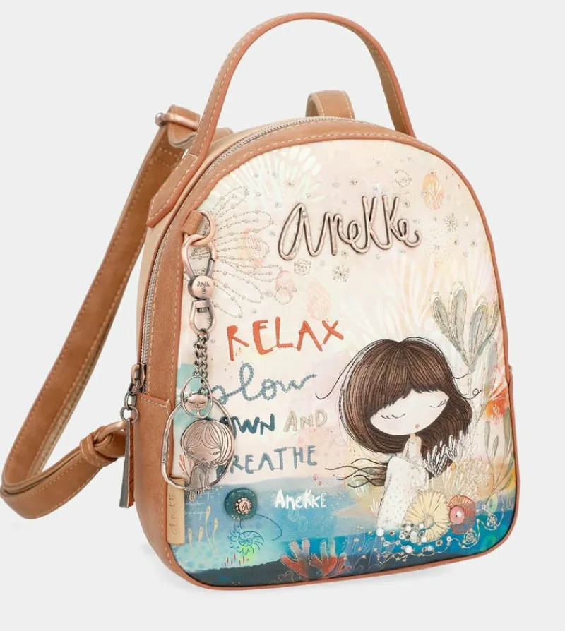 Anekke Mediterranean Small Travel Backpack Hot