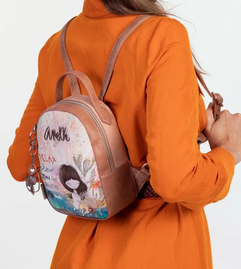 Anekke Mediterranean Small Travel Backpack Hot