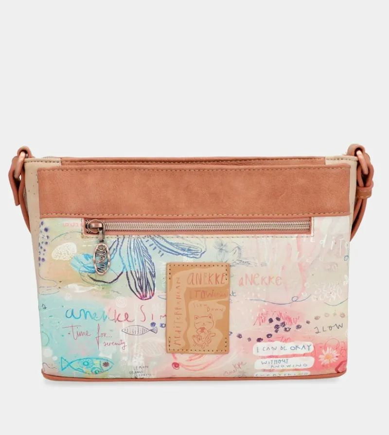 Anekke Mediterranean Triple Compartment Printed Crossbody Bag Outlet