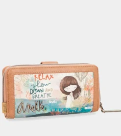 Anekke Mediterranean Wallet Large Two Compartments Hot