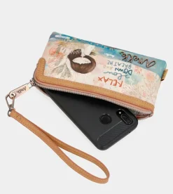 Anekke Mediterranean Wallet With Cell Phone Holder Fashion