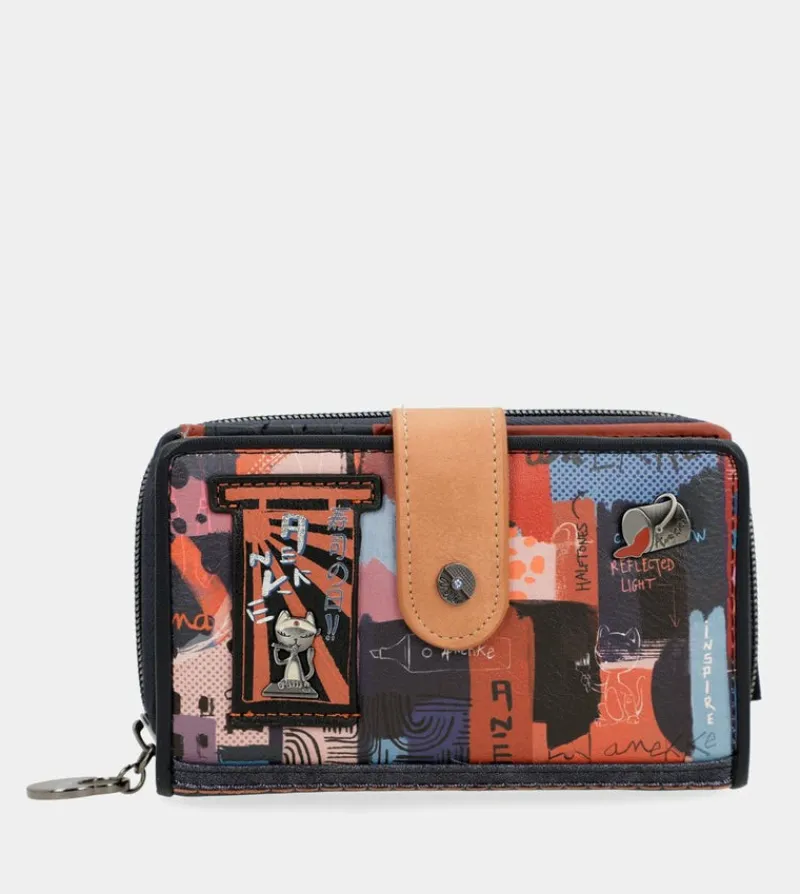 Anekke Medium Rfid Wallet Nagare Hot
