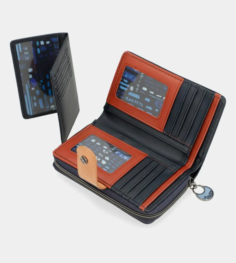 Anekke Medium Rfid Wallet Nagare Hot