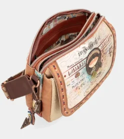 Anekke Menire Crossbody Bag With Flap 3 Compartments Best