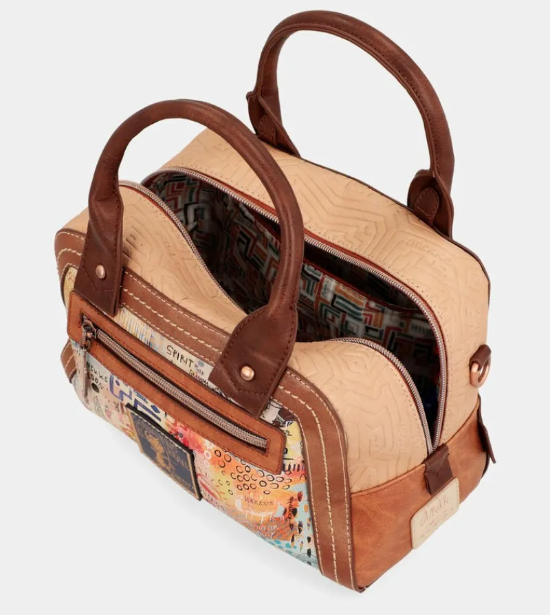 Anekke Menire Double Handle Bag With Shoulder Strap Outlet
