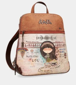 Anekke Menire Ethnic Print Backpack For Strollers Online