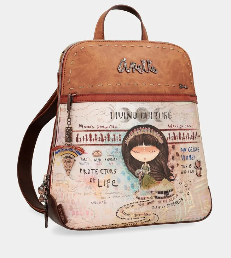 Anekke Menire Ethnic Print Backpack For Strollers Online
