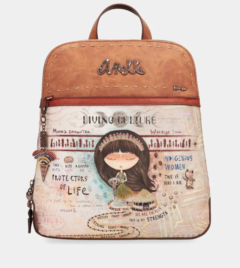 Anekke Menire Ethnic Print Backpack For Strollers Online
