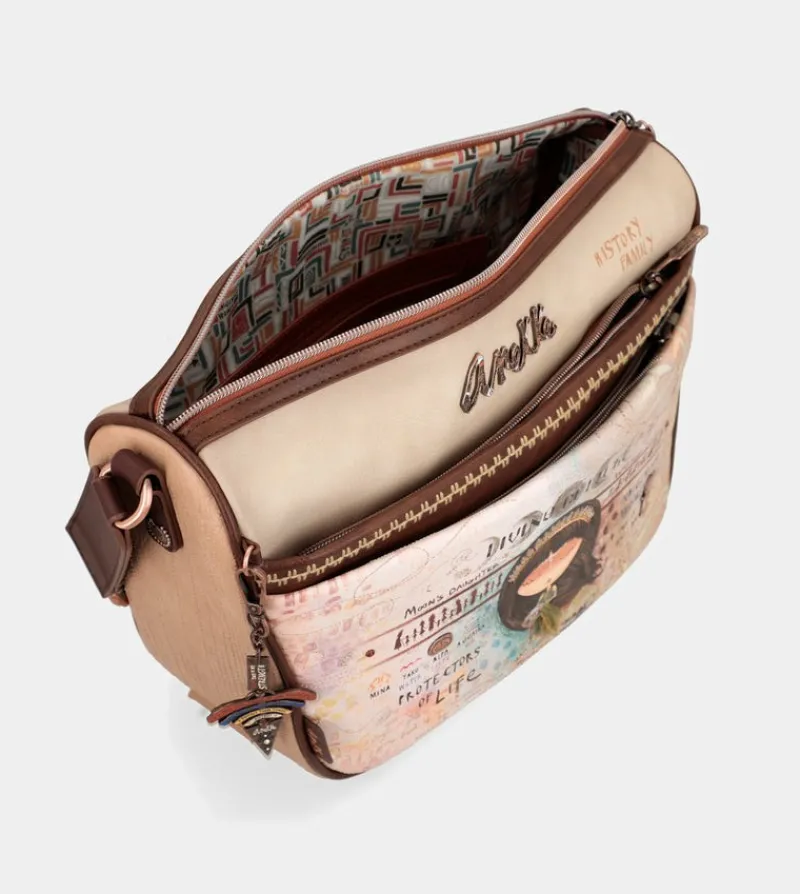 Anekke Menire Large Crossbody Bag With Pockets Flash Sale
