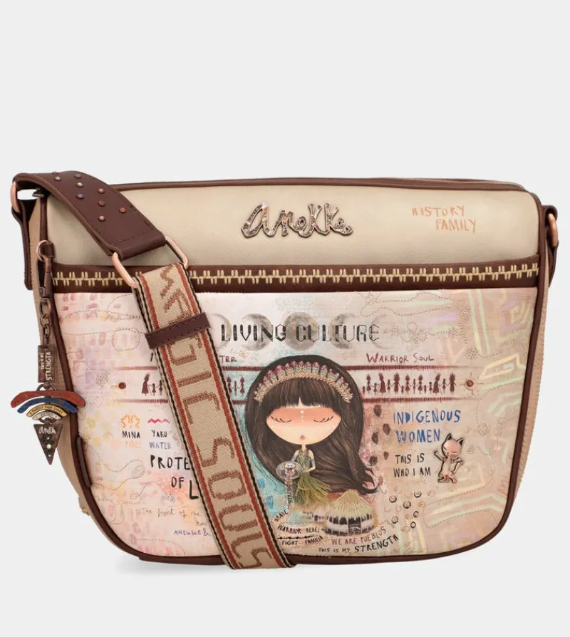 Anekke Menire Large Crossbody Bag With Pockets Flash Sale