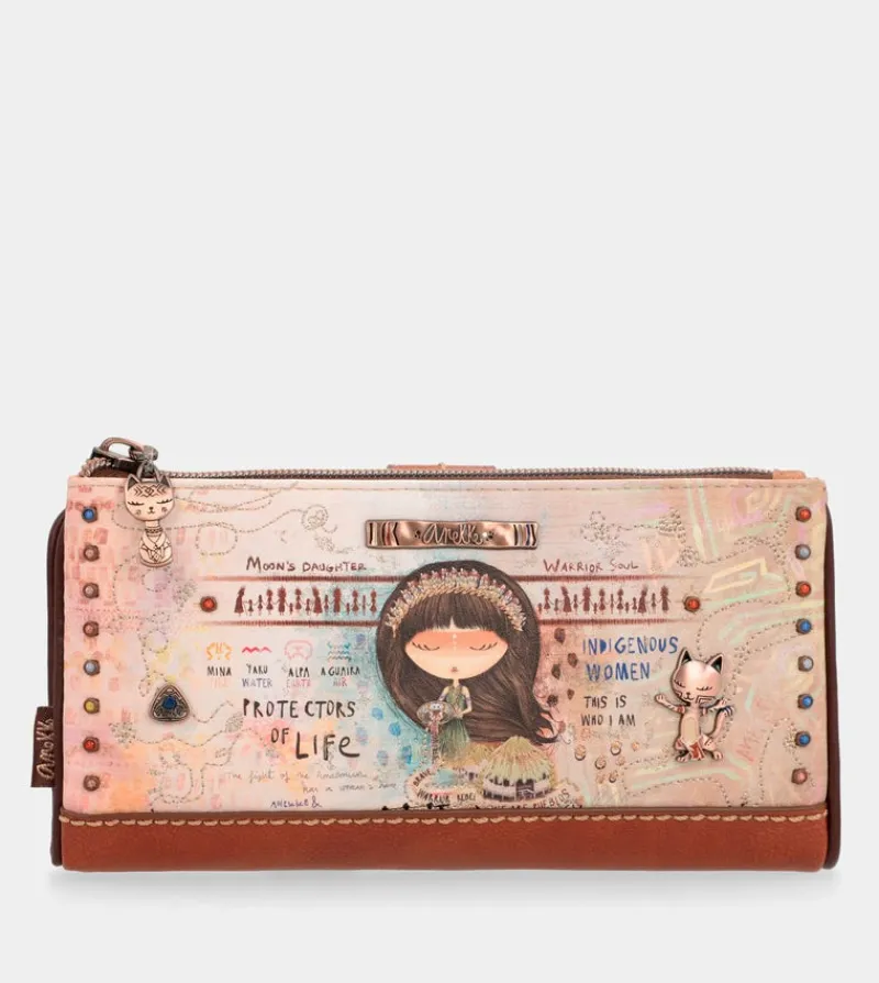Anekke Menire Large Flexible Rfid Wallet Store