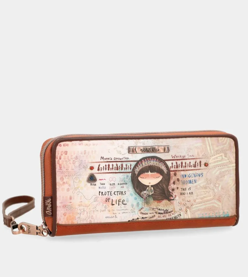 Anekke Menire Large Rfid Embossed Wallet Sale