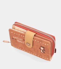 Anekke Menire Medium Rfid Embossed Wallet Sale