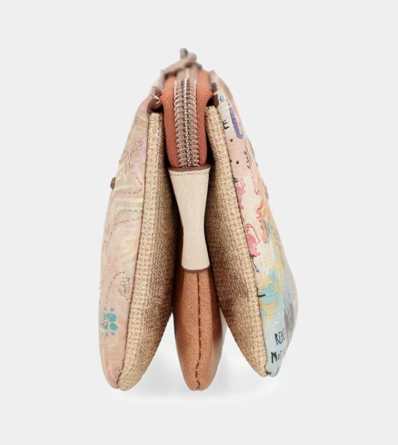 Anekke Menire Triple Compartment Coin Purse New