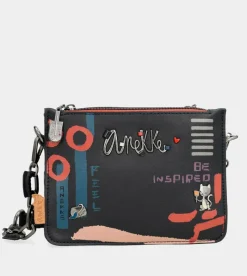 Anekke Nagare 3 Compartments Small Shoulder Bag Clearance