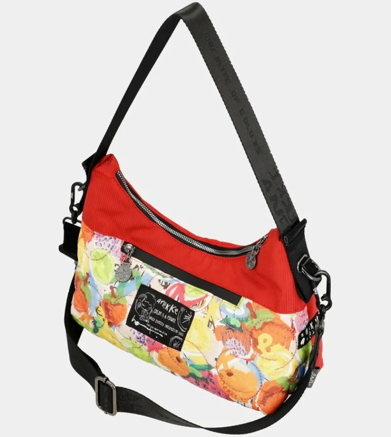 Anekke Nature Colors Red Hobo Bag Cheap