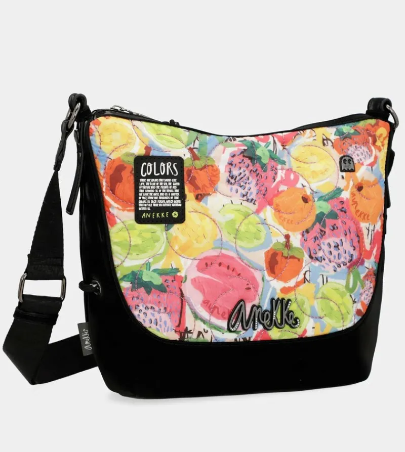 Anekke Nature Colors Red Large Shoulder Bag Flash Sale