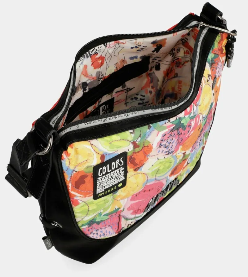 Anekke Nature Colors Red Large Shoulder Bag Flash Sale