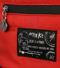 Anekke Nature Colors Red Large Shoulder Bag Flash Sale