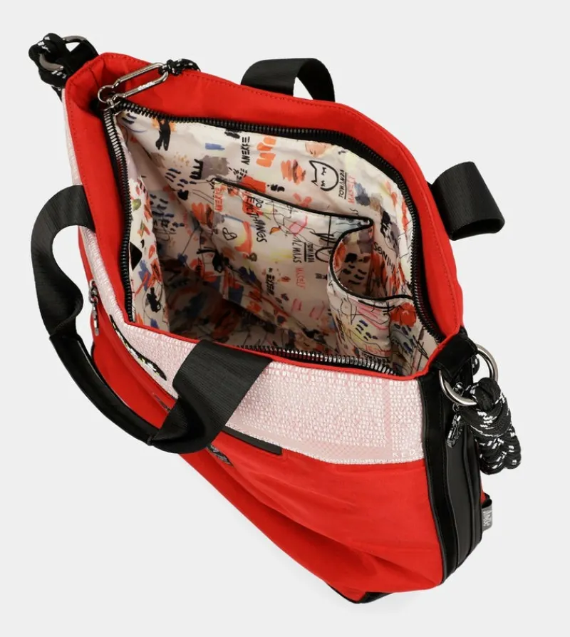 Anekke Nature Colors Red Shopper Bag Flash Sale