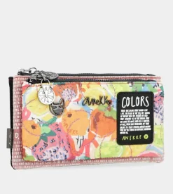 Anekke Nature Colors Red Wallet Purse Cheap