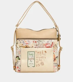 Anekke Nature Pachamama Convertible Golden Bag Into A Rucksack Best