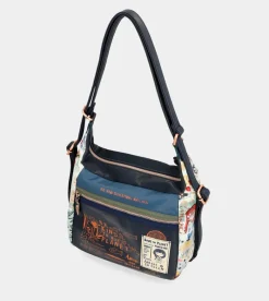 Anekke Nature Pachamama Convertible Crossbody Bag Into A Backpack New