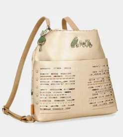 Anekke Nature Pachamama Convertible Golden Bag Into A Rucksack Best