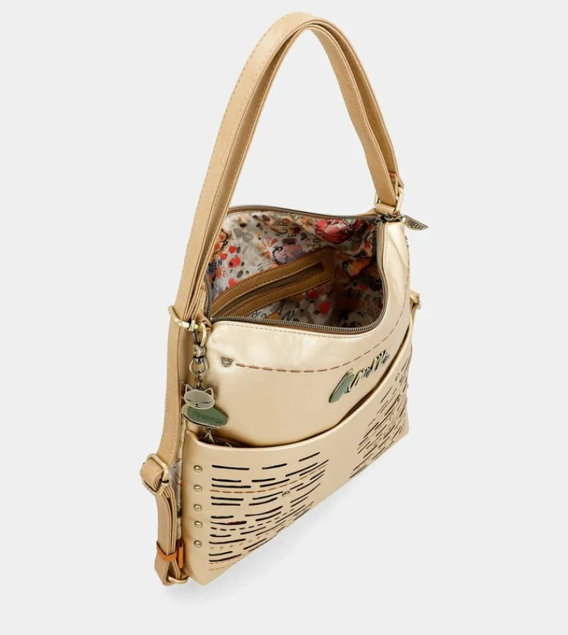 Anekke Nature Pachamama Convertible Golden Bag Into A Rucksack Best