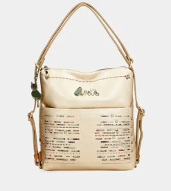 Anekke Nature Pachamama Convertible Golden Bag Into A Rucksack Best