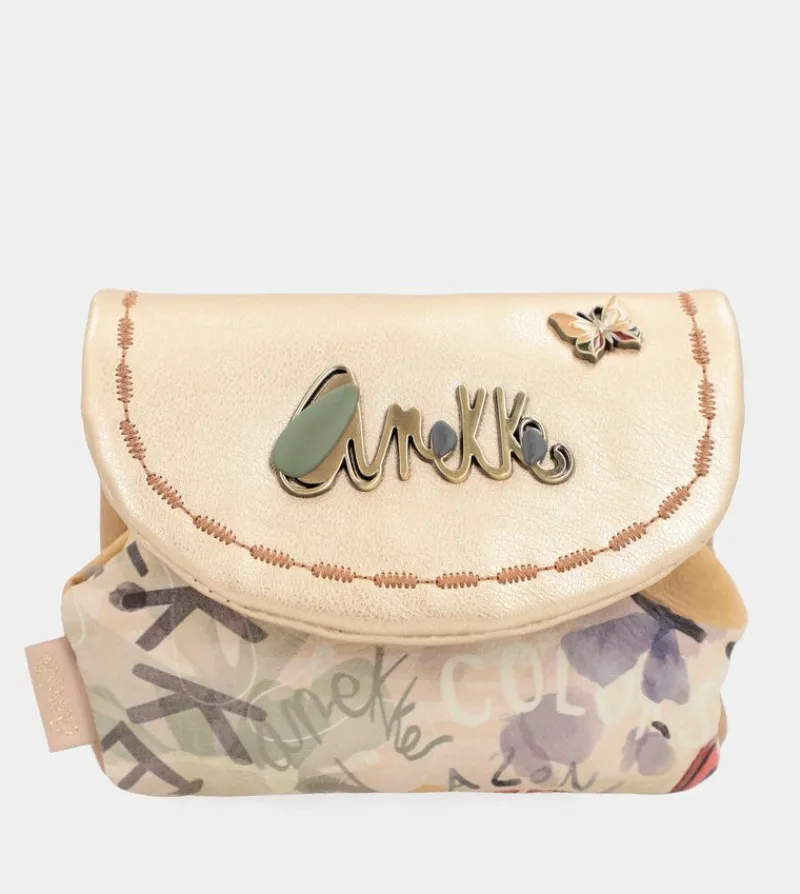 Anekke Nature Pachamama Gold Flap Wallet Hot
