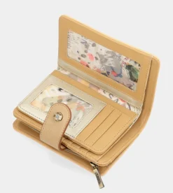 Anekke Nature Pachamama Gold Medium Rfid Wallet Best Sale