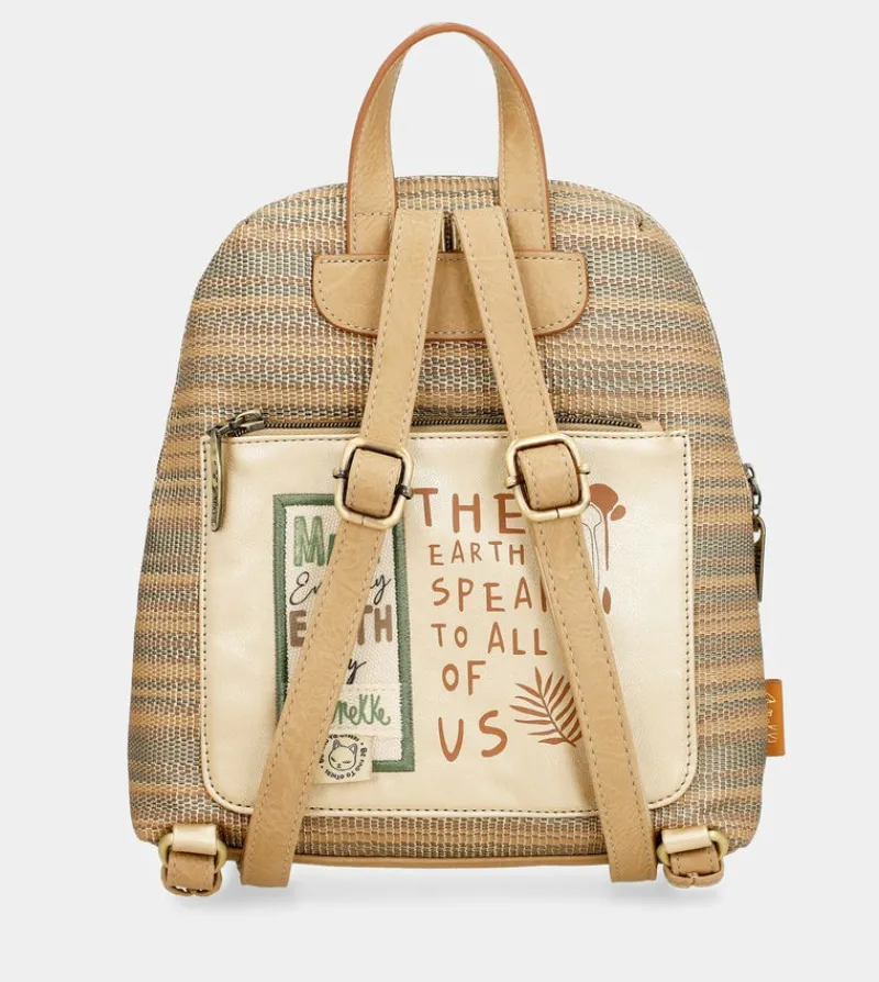 Anekke Nature Pachamama Golden Backpack Store