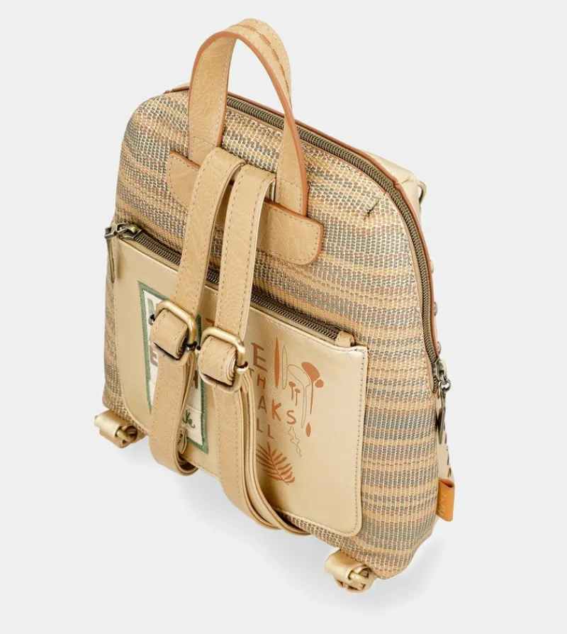 Anekke Nature Pachamama Golden Backpack Store