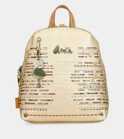 Anekke Nature Pachamama Golden Backpack Store