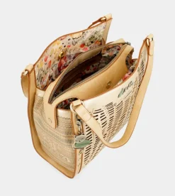 Anekke Nature Pachamama Golden Crossbody Bag Cheap